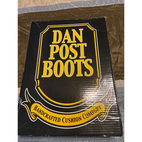 Dan Post sand caiman print Men\'s cowboy boots size 10 main image 9